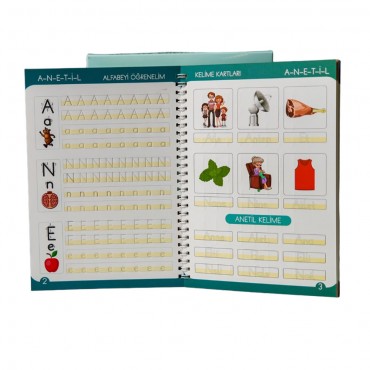 KUT. SİHİRLİ SİLİNEBİLEN DEFTER KALEM SETİ (24)