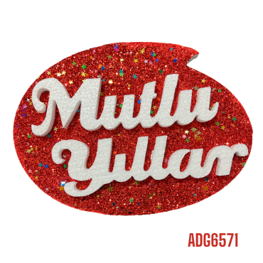 KÜÇÜK BOY MUTLU YILLAR STRAFOR  (50)