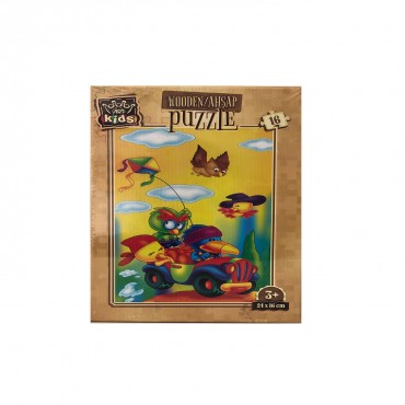 WOODEN AHŞAP 16 PARÇA PUZZLE (24)