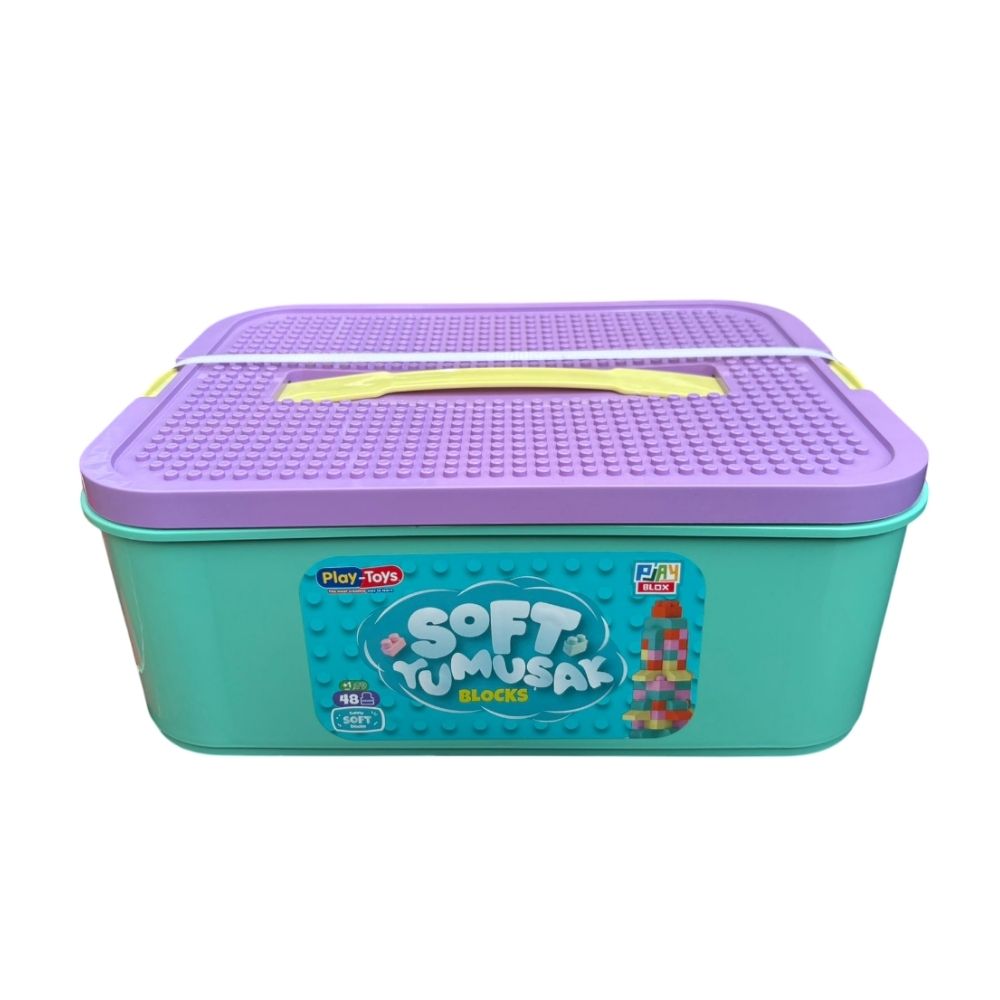 PLAYTOYS 48 PARÇA KUTUDA SOFT BLOK LEGOLAR (24)