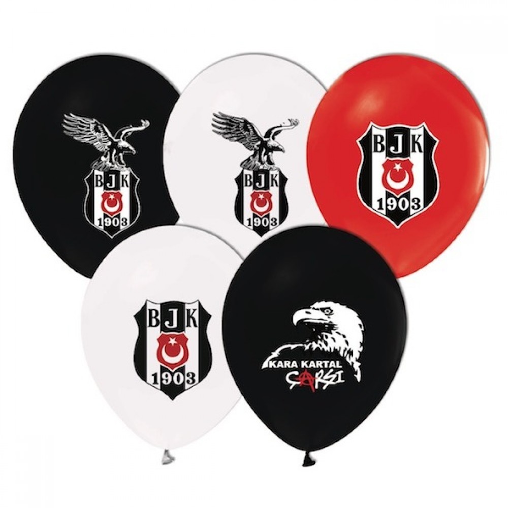 100'LÜ PAKETTE BASKILI BEŞİKTAŞ BALON (50/PKT)