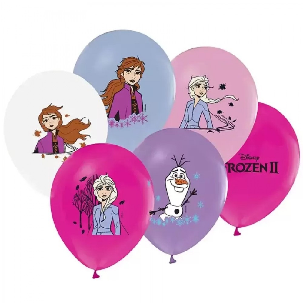 100'LÜ PAKETTE BASKILI FROZEN BALON (50/PKT)