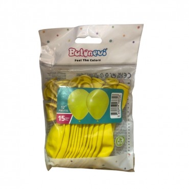 15'Lİ PAKETTE SARI BALON (12)