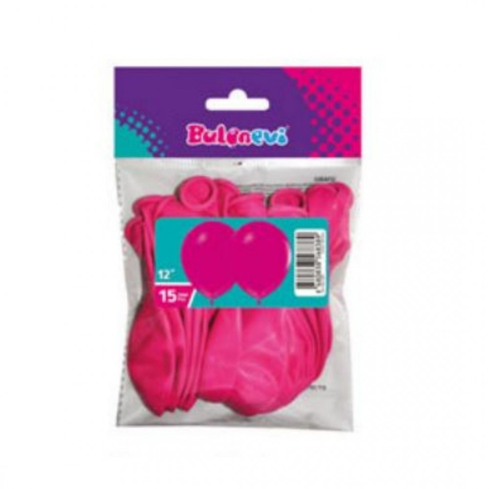 12'Lİ PAKETTE FUŞYA BALON (12)