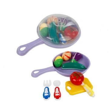 15 PCS KESİLEBİLEN MEYVE&SEBZE YEMEK SETİ (48)