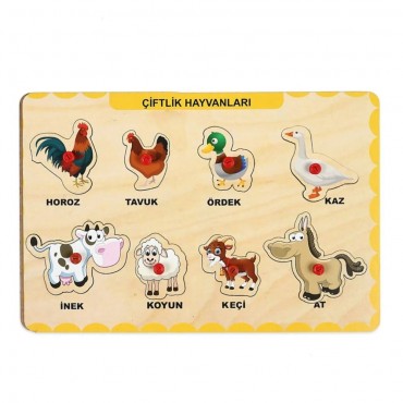 AHŞAP ÇİFTLİK HAYVANLARI ...