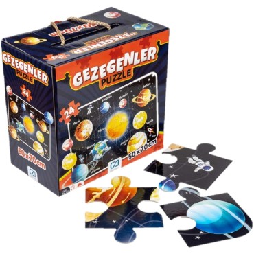 GEZEGENLER EĞİTİCİ YER PUZZLE (18)