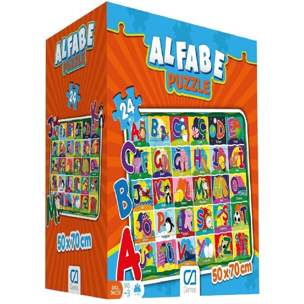 ALFABE EĞİTİCİ YER PUZZLE (18)