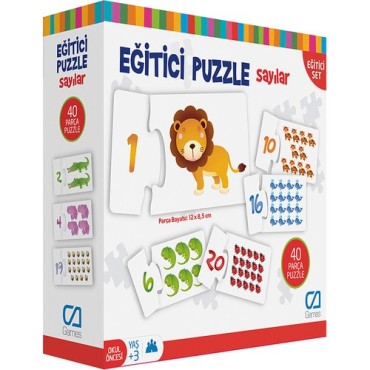 EĞİTİCİ PUZZLE SAYILAR (24)