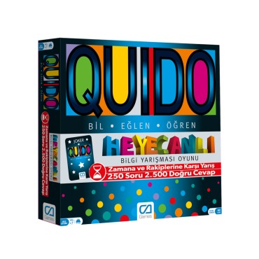 EĞİTİCİ QUIDO BOARD GAME ...