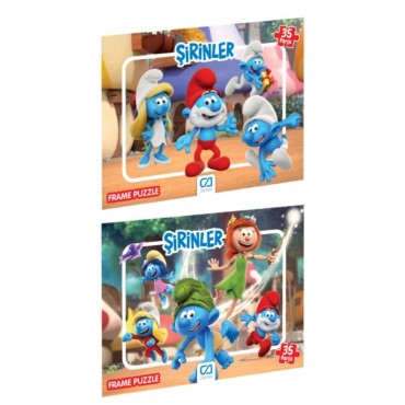 ŞİRİNLER FRAME PUZZLE 35 PCS (96)