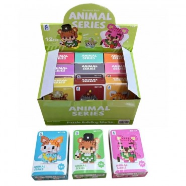 12'Lİ PAKETTE ASORTİ HAYVANLI LEGO SETİ (288)