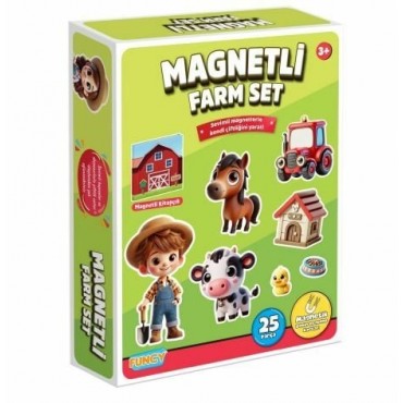 KUT. MAGNETLİ FARM SET (1...