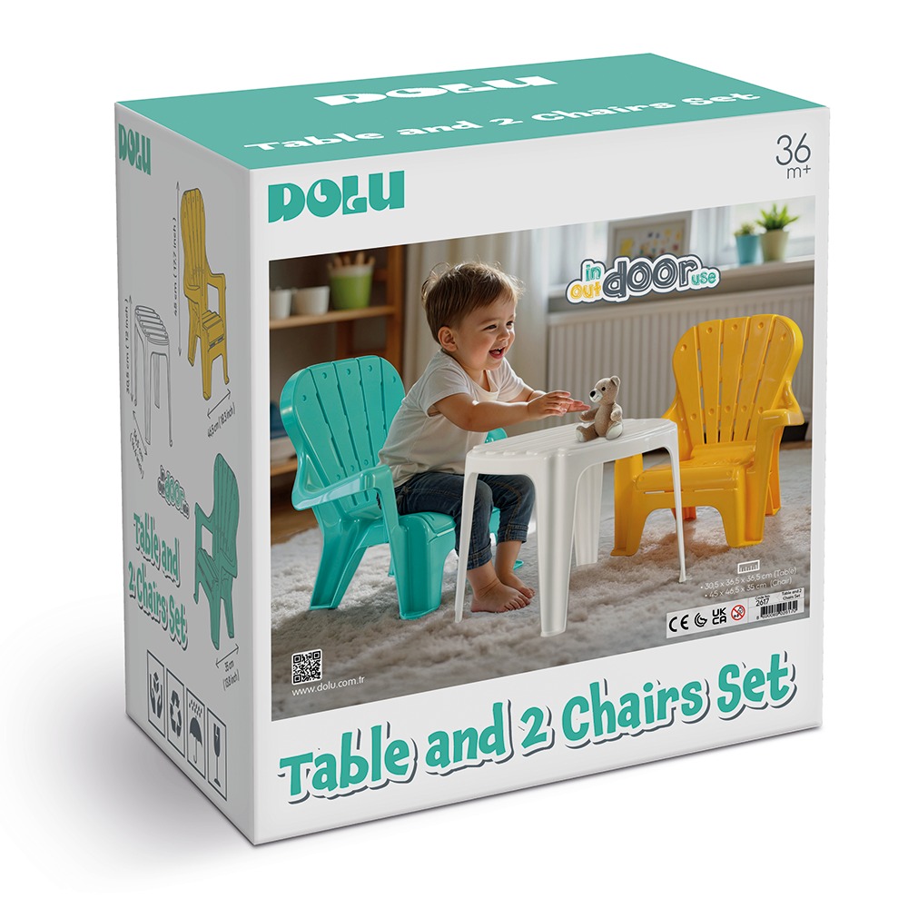 MASA VE 2'Lİ SANDALYE SET (5)
