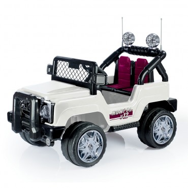 12 VOLT MONTRA KUMANDALI AKÜLLÜ ARABA BEYAZ (1)