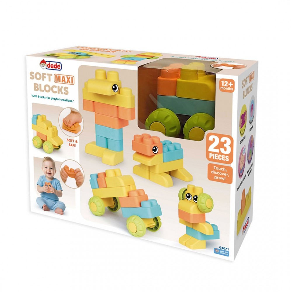 23 PARÇA YUMUŞAK MAXİ BLOKLAR LEGO (12)