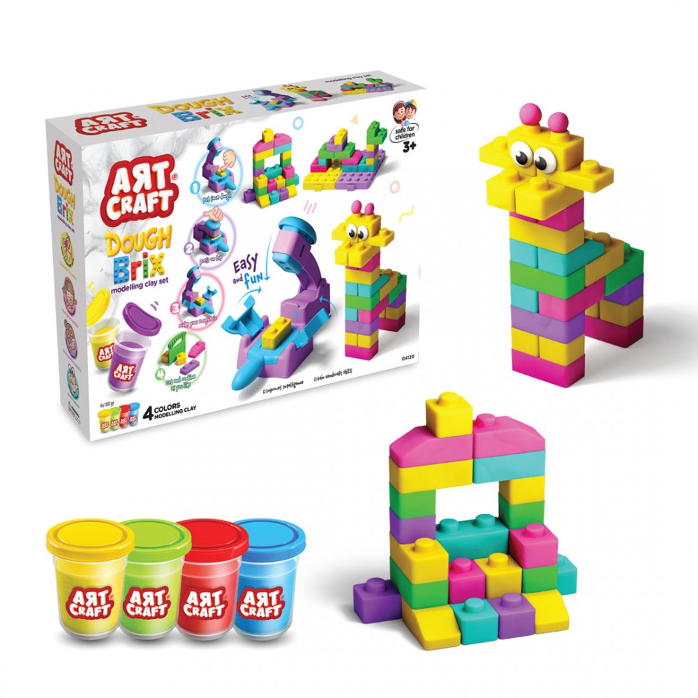 400 GR DOUGH BRİX OYUN HAMUR SET (12)