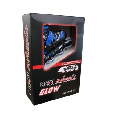 GLOW PİXEL PATEN MAVİ S (...