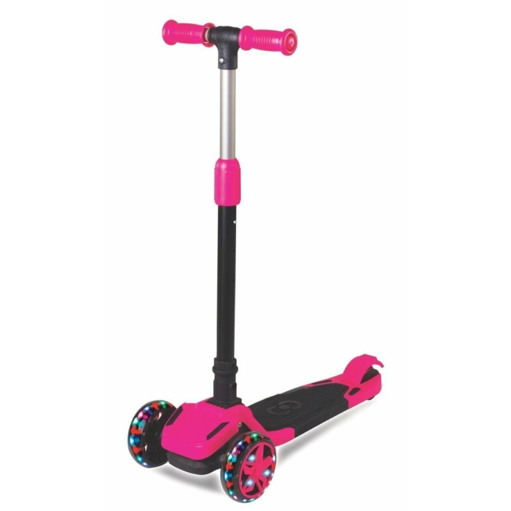 TULPAR IŞIKLI KATLANIR SCOOTER PEMBE (6)