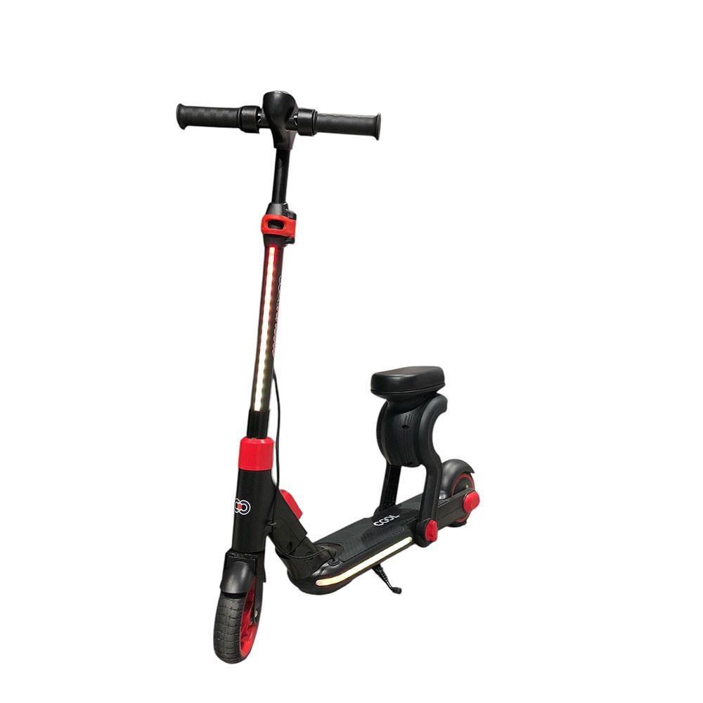 S-CLICK OTURAKLI ELEKTRİKLİ SCOOTER KIRMIZI (1)