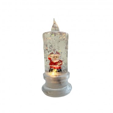 ŞEFFAF LEDLİ 13 CM NOEL B...