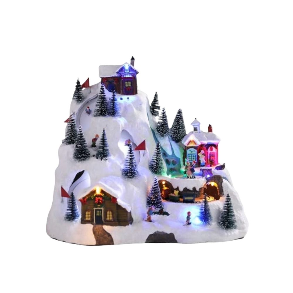 LEDLİ MÜZİKLİ DÖNEN SNOW MOUNTAIN (2)