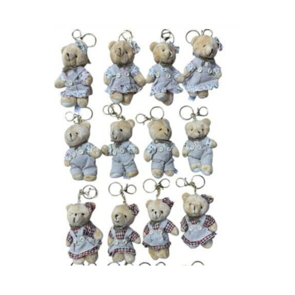 12'Lİ PAKETTE PELUŞ ANAHTARLIK (720)