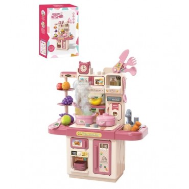 KUT. MİNİ MUTFAK SET PEMBE (24)