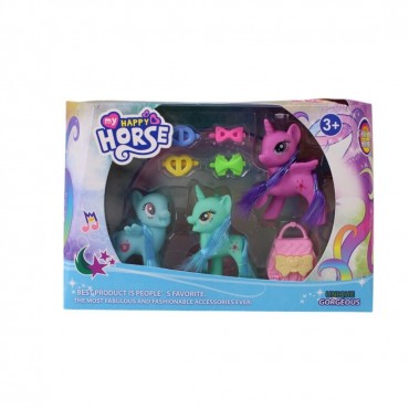 KUT. 3'LÜ PONY AKSESUARLI...