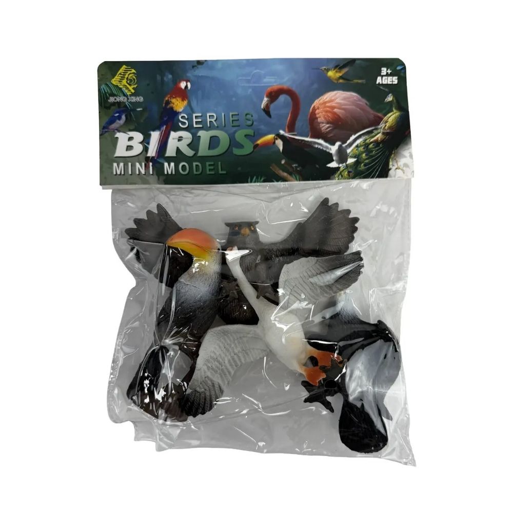 PVC'DE 4'LÜ KUŞ HAYVAN SETİ (72)