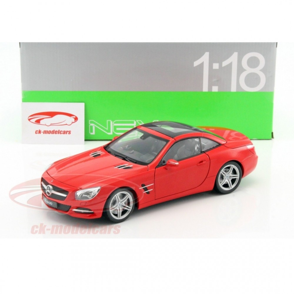 1:18 WELLY MERCEDES BENZ SL500 HARD (6)
