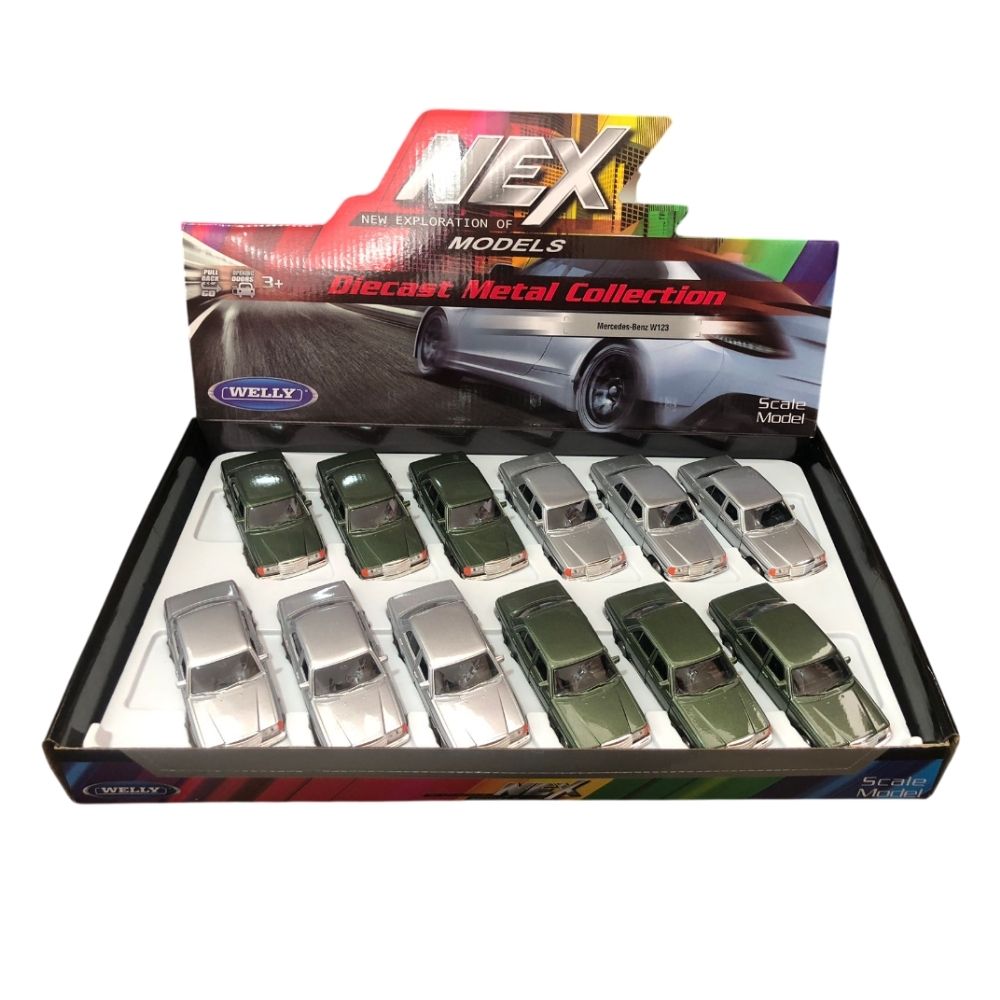 WELLY MERCEDES-BENZ W123 METAL ÇEK BIRAK ARABA (72)