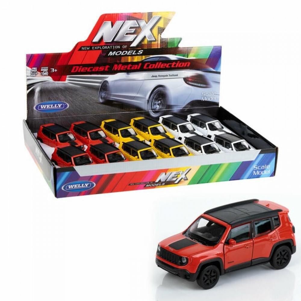 WELLY JEEP RENEGADE TRAILHAWK METAL ÇEKBIRAK ARABA (72)