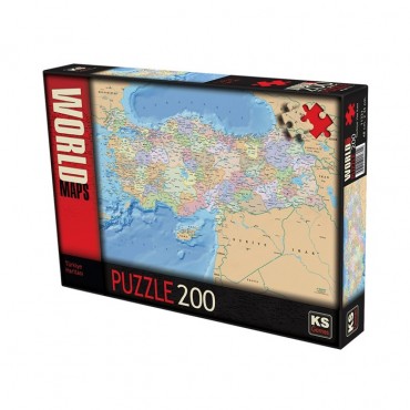 200 PCS TÜRKİYE HARİTASI ...