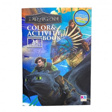 HOW TO TRAIN YOUR DRAGON BOYAMA VE AKTİVİTE KİTABI (60)