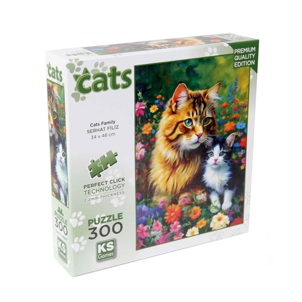 300 PARÇA CATS FAMILY PUZZLE (6)
