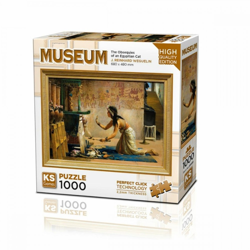 1000 PARÇA THE OBSEQUİES OF AN EGYPTİAN CAT PUZZLE (2)