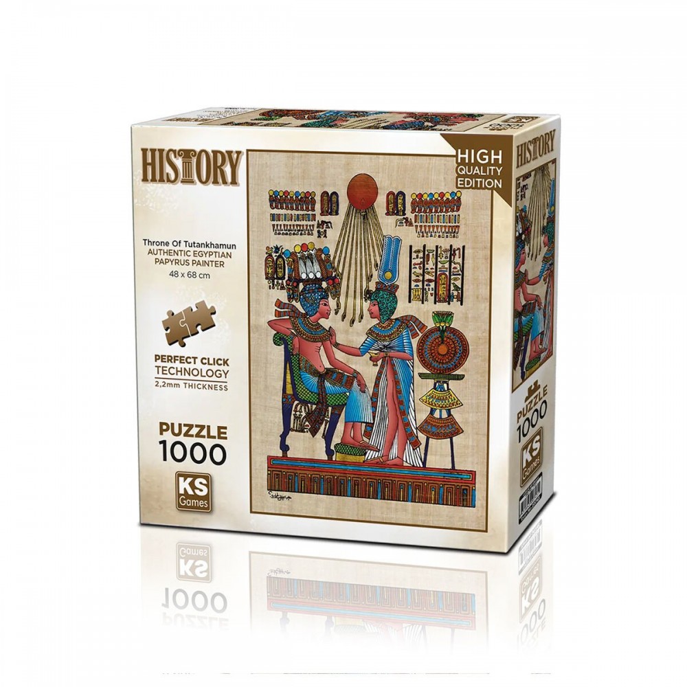1000 PARÇA PAPİRUS THRONE OF TUTANKHAMUN PUZZLE (6)