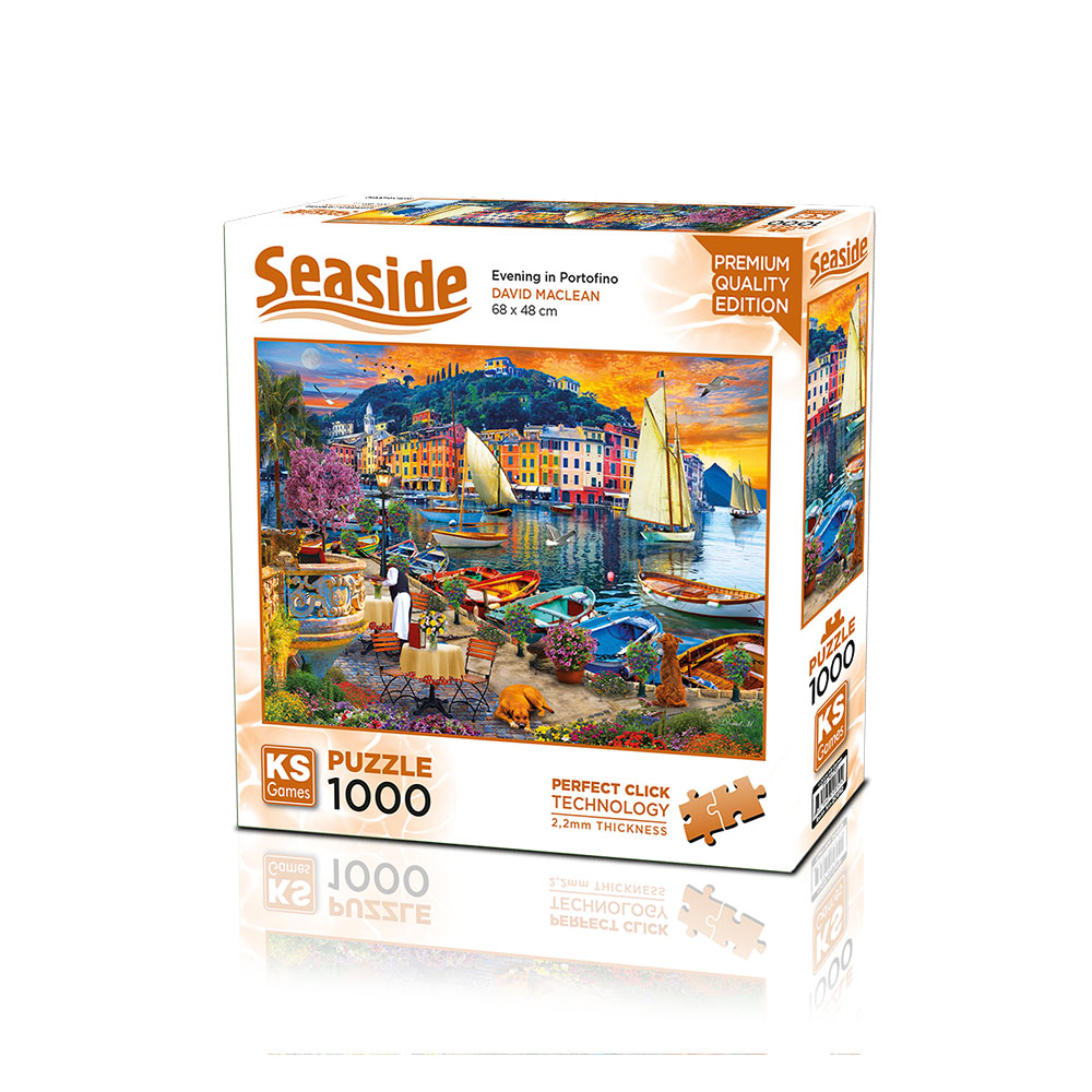 1000 PARÇA EVENİNG İN PORTOFİNO PUZZLE (6)