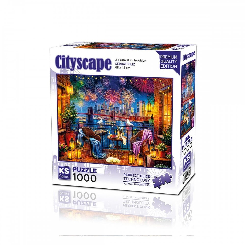 1000 PARÇA A FESTİVAL İN BROOKLYN PUZZLE (6)