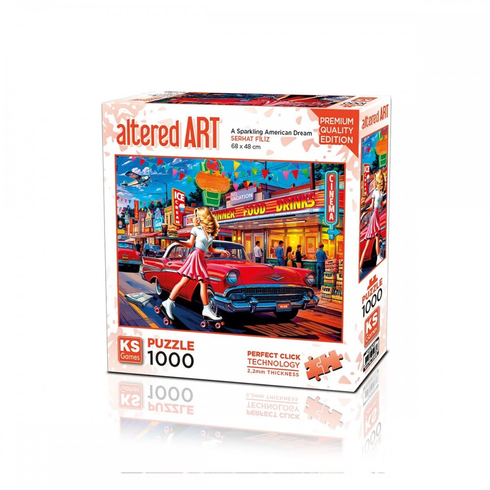 1000 PARÇA A SPARKLİNG AMERİCAN DREAM PUZZLE (6)