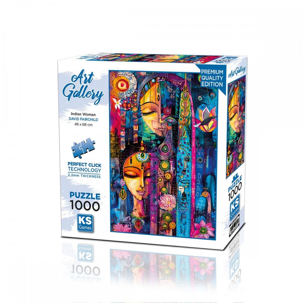 1000 PARÇA INDİAN WOMAN PUZZLE (6)
