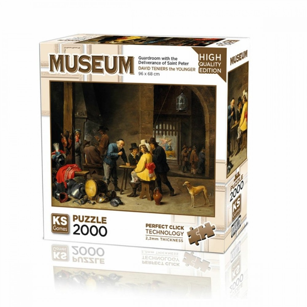 2000 PARÇA GUARDROOM WİTH THE DELİVERANCE OF SAİNT PETER PUZZLE (6)