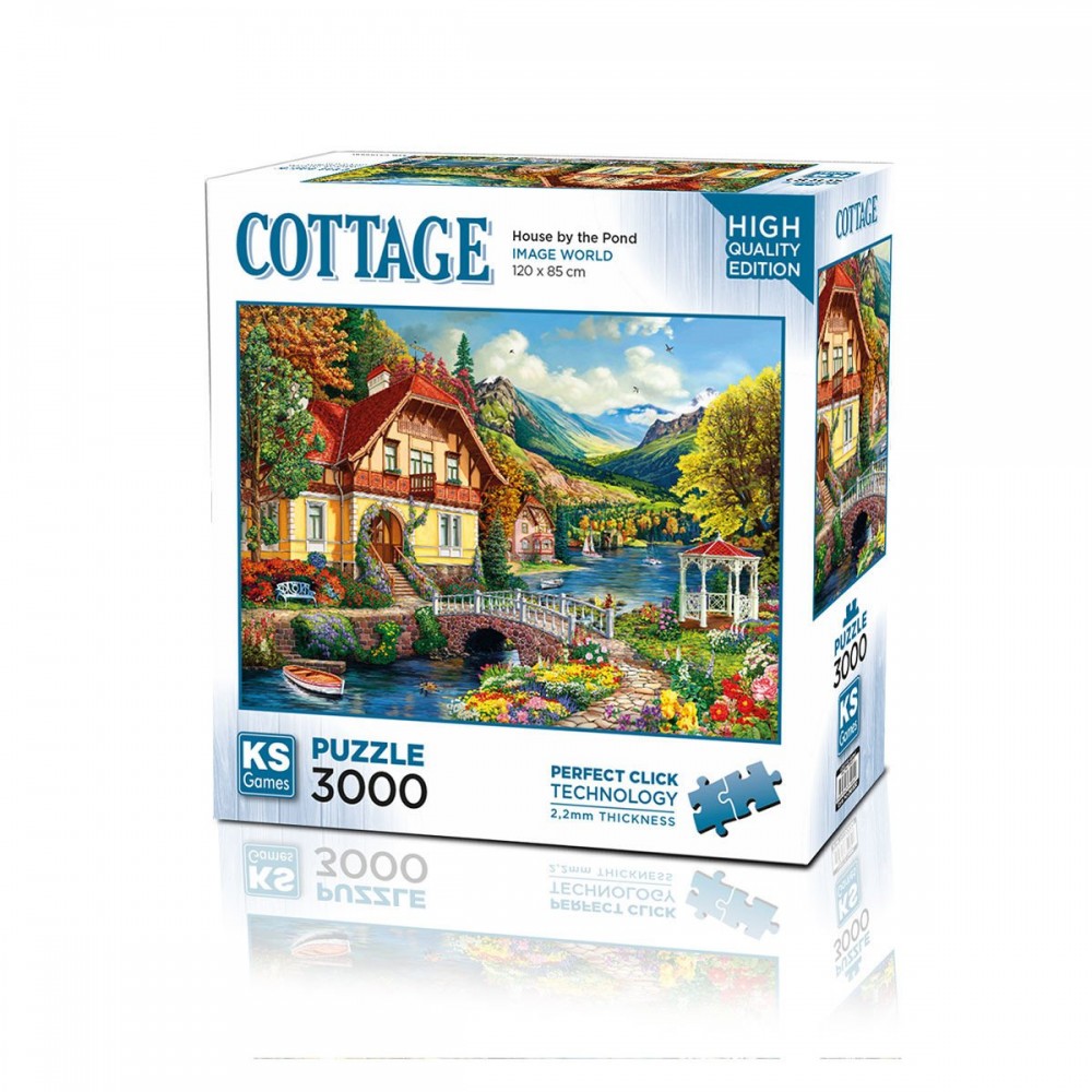 3000 PARÇA HOUSE BY THE POND PUZZLE (3)