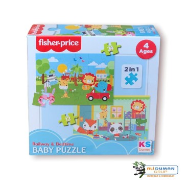 FİSHER PRİCE BABY PUZZLE RAİLWAY & BEDRİME 2 İN 1 (8)