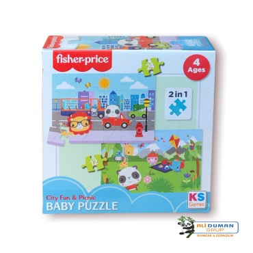 FİSHER PRİCE BABY PUZZLE CİTY FUN & PİCNİC 2 İN 1 (8)