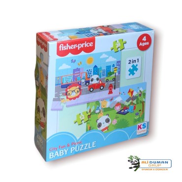 FİSHER PRİCE BABY PUZZLE CİTY FUN & PİCNİC 2 İN 1 (8)