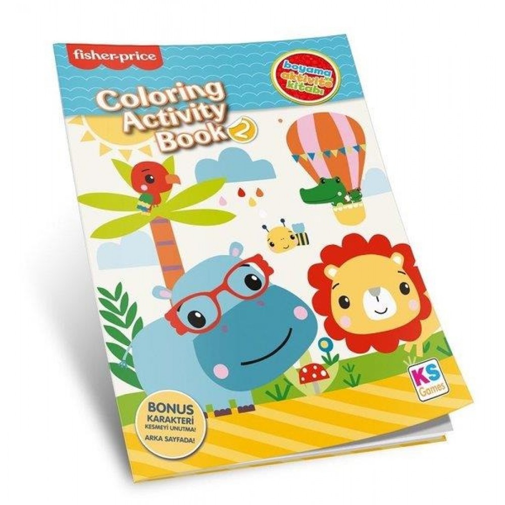 FISHER PRICE COLORING ACTIVITY BOOK 2 TR BOYAMA KİTABI (60)
