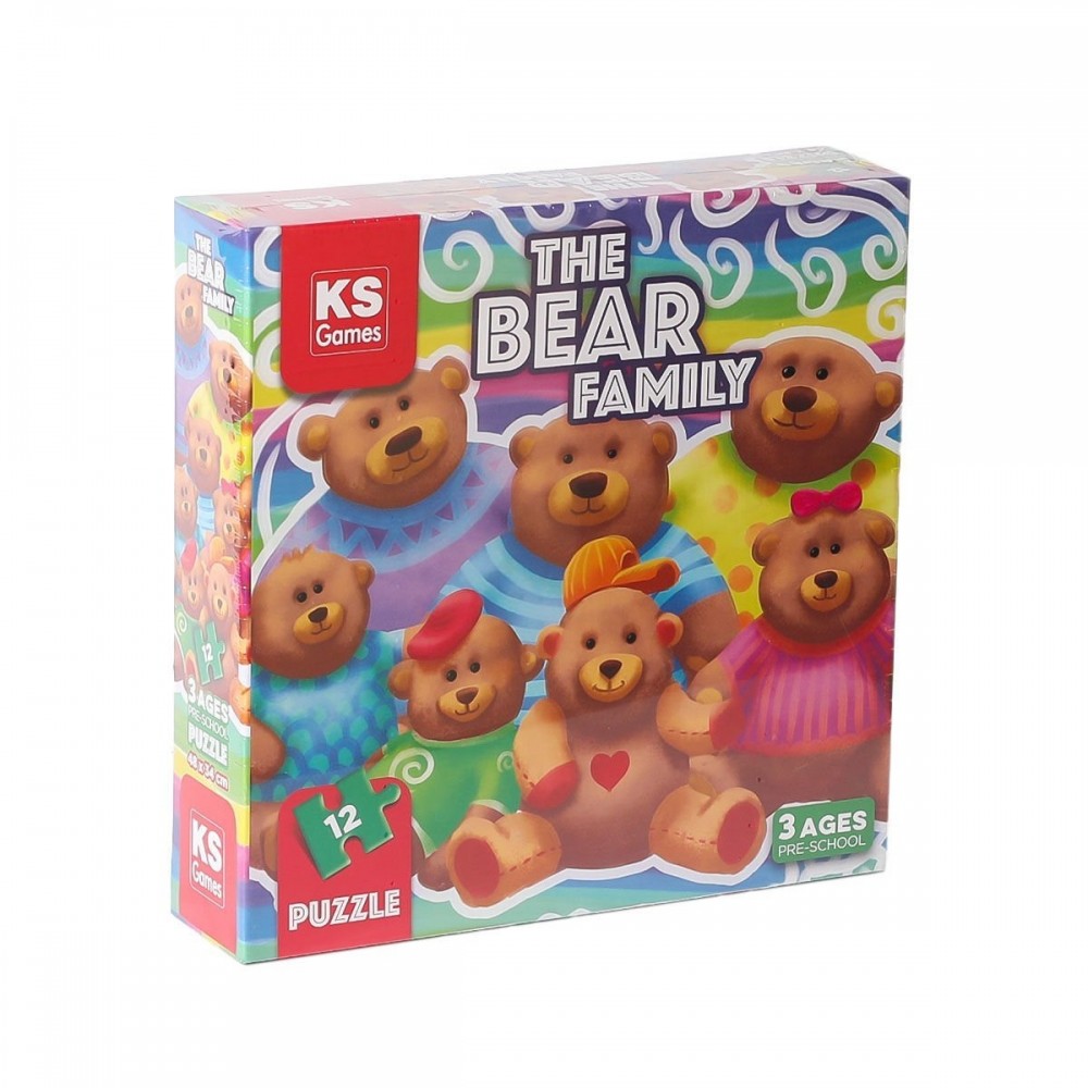 THE BEAR FAMİLY PRE-SCHOOL PUZZLE (6)