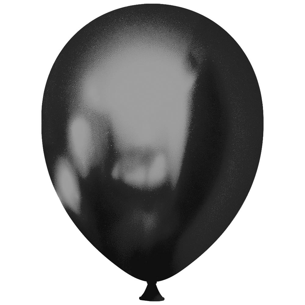 100'LÜ PAKETTE SİYAH PASTEL BALON (50)